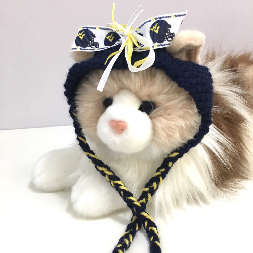 West Virginia University MOUNTAINEERS Cat Hat *NEW*